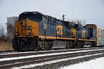 Tied down westbound vehicle train